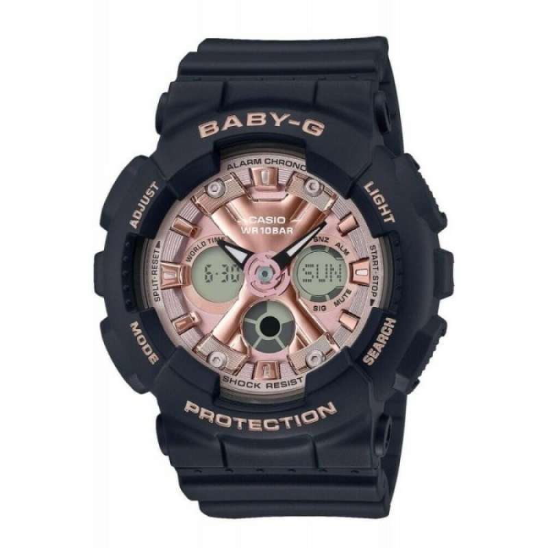 Jual JAM TANGAN WANITA BABY G BA 130 1A4DR ORIGINAL di Seller