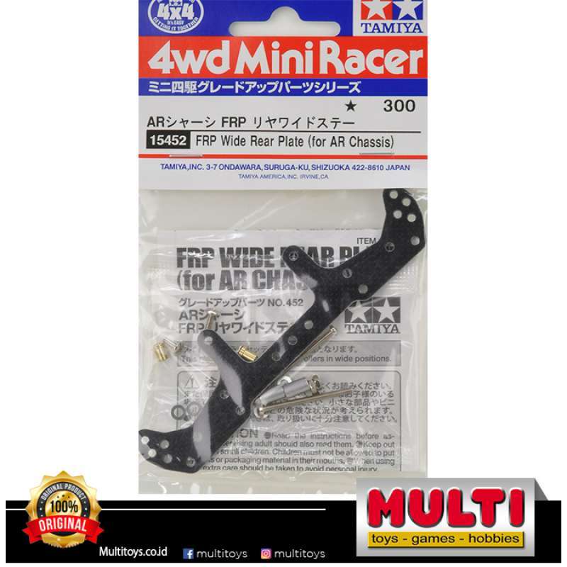 Jual Tamiya 15452 Frp Wide Rear Plate (for Ar Chassis) 15452 Di