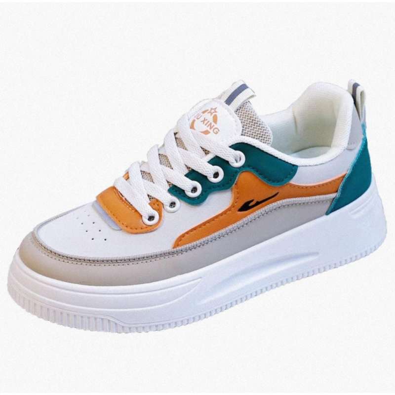 Gudang Sepatu Id Seojin Sepatu Sneakers Sport Shoes White Casual Bertali Kekinian Wanita Ukuran 36 Sampai 41 Free Kotak 1304