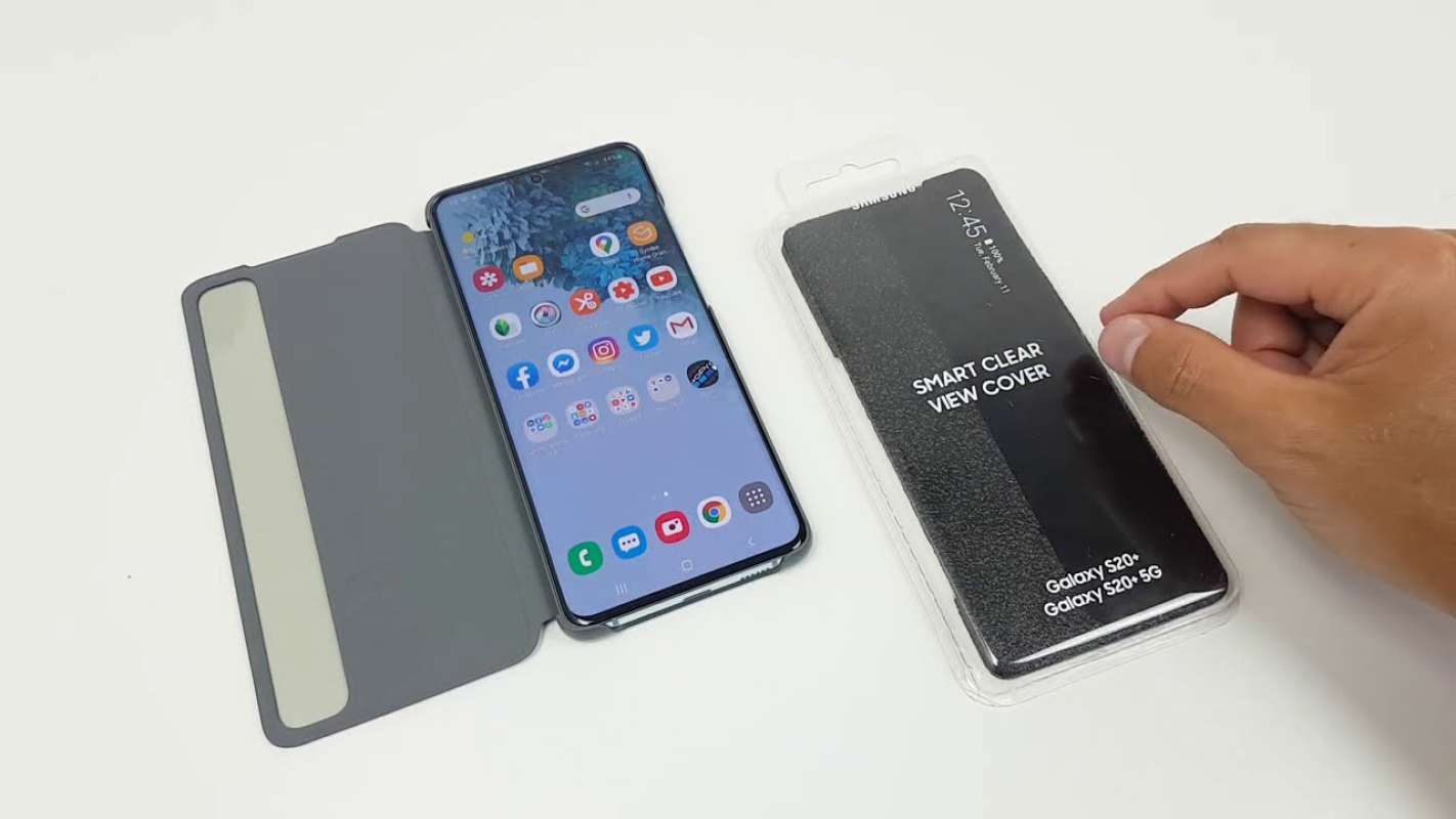 SAMSUNG Smart Clear View Cover Galaxy S20+ S20 Plus Original