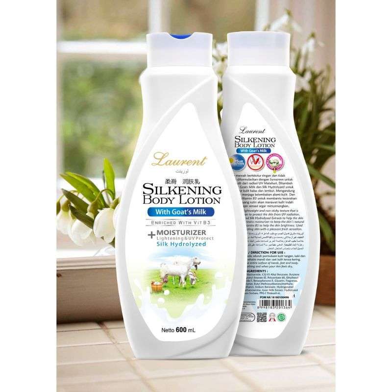 Jual Laurent Silkening Hand Body Lotion Whitening - Goat's Milk Di