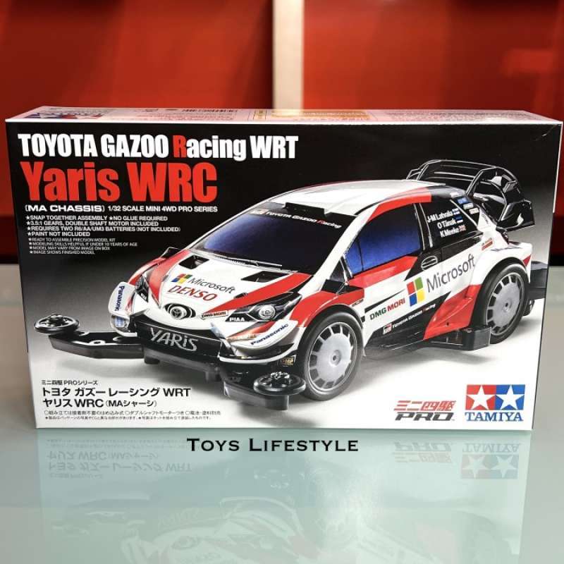 Promo MAINAN RAKIT MOBIL TAMIYA MINI 4WD YARIS WRC ORIGINAL