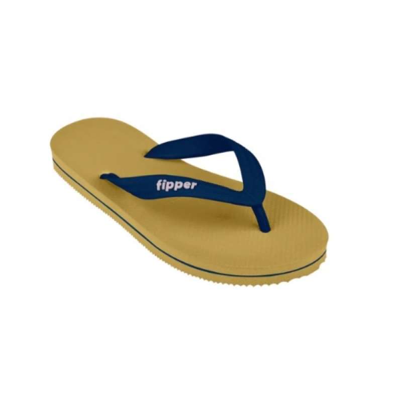Jual Sandal Fipper Slick Khakis Blue Snorkel Original Sandal Jepit