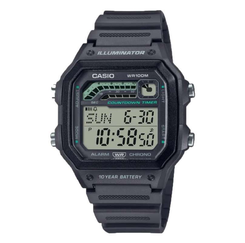 Promo Jam Tangan Pria Casio Original jam Tangan Casio Pria jam Casio Original jam Casio Pria Ws 1600h Diskon 36 Di Seller Sabanawatch Pademangan Timur Kota Jakarta Utara Blibli