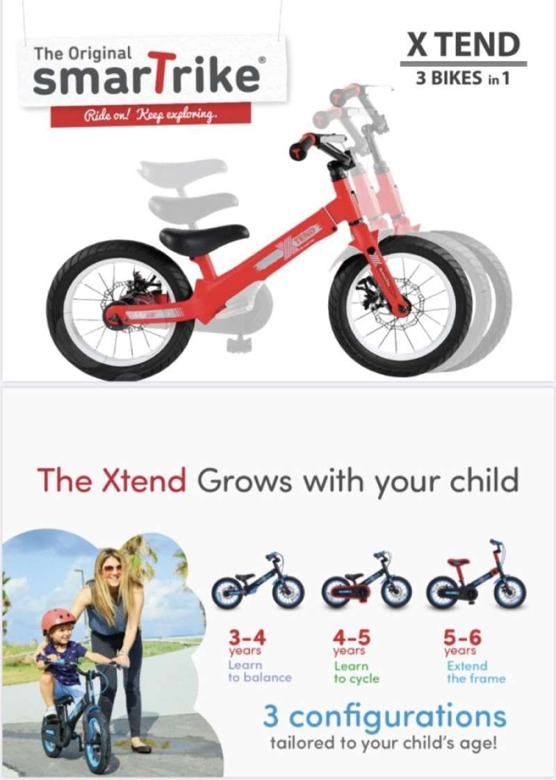 Jual Smart Trike Xtend Mg 3 In 1 Balance Bike Push Bike Sepeda Anak Di Seller Sariahh Shop Wanasari Kab. Bekasi Blibli