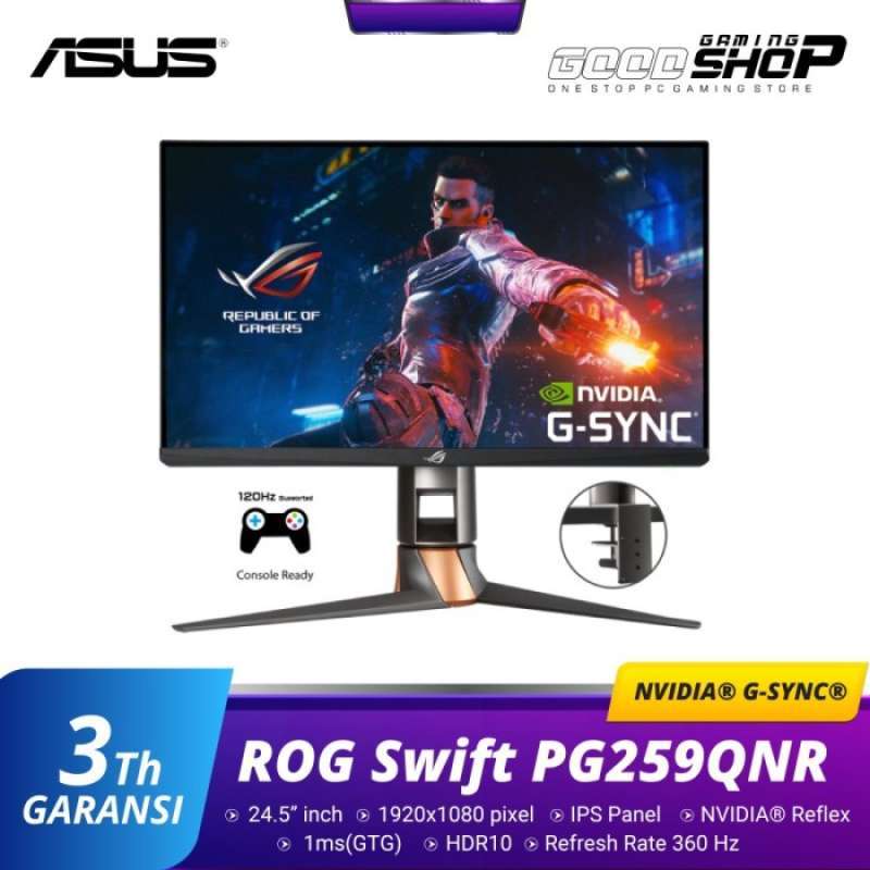 Promo Asus ROG Swift PG259QNR NVIDIA Reflex 360 Hz Fast IPS
