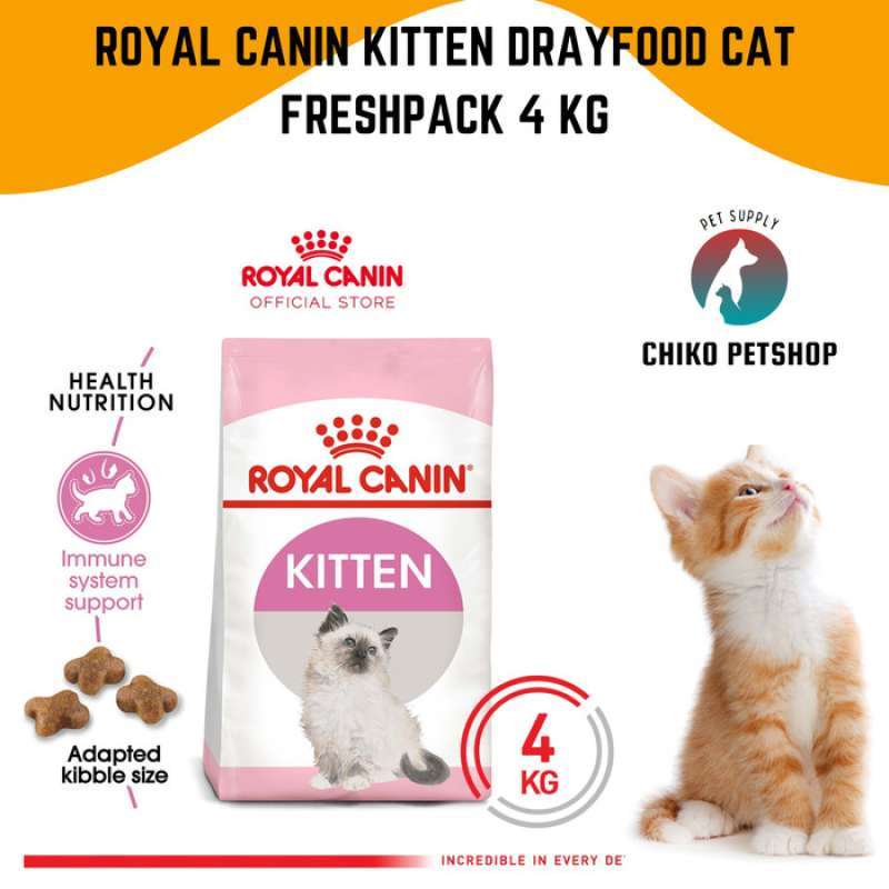 Royal canin kitten deals dry food 4kg