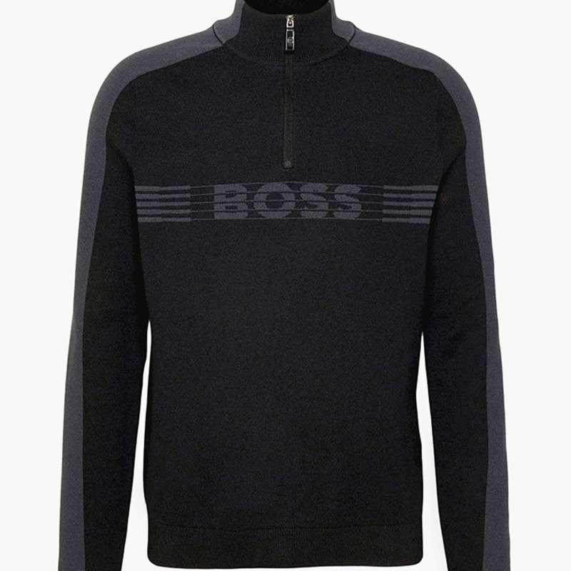 Hugo boss hotsell zip golf jumper