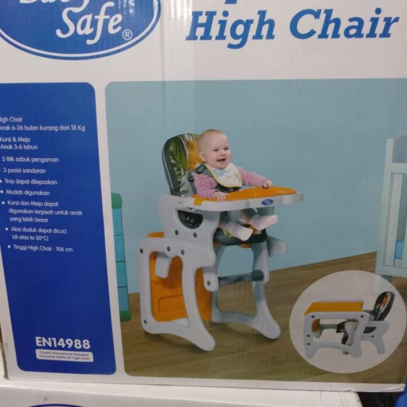 BABY SAFE SEPARABLE HIGH CHAIR