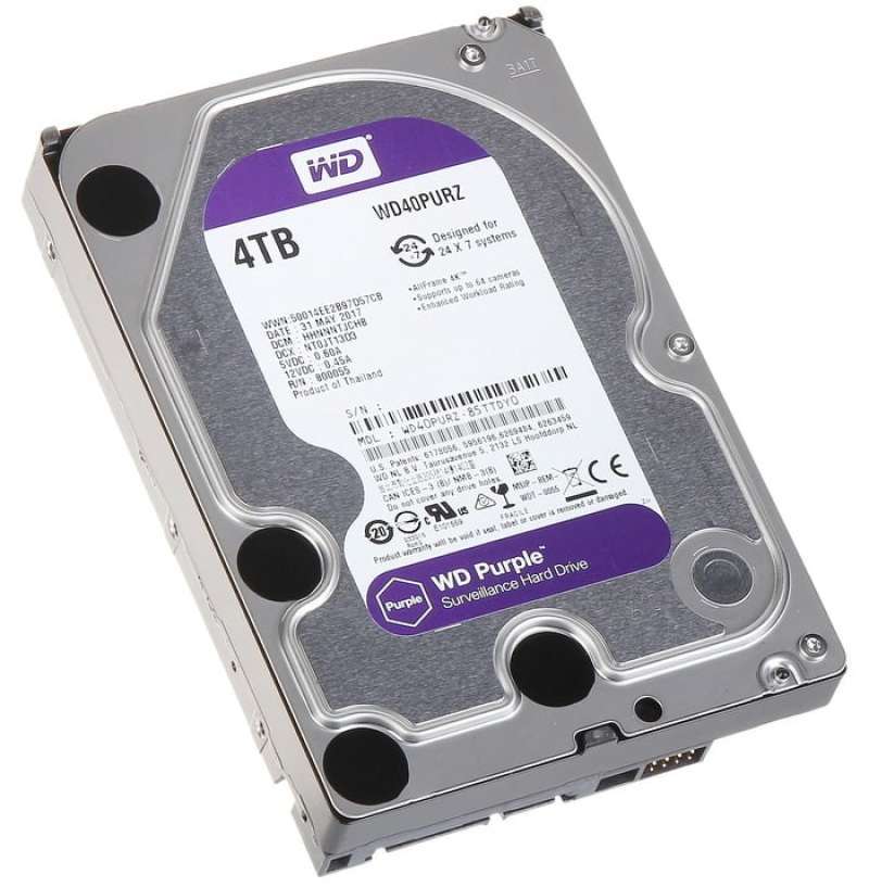 WD40PURX 4TB PURPLE 動作良好 236h 不良セクターなし WD40PURX 4TB うすし PURPLE 動作良好 236h 不良セクターなし