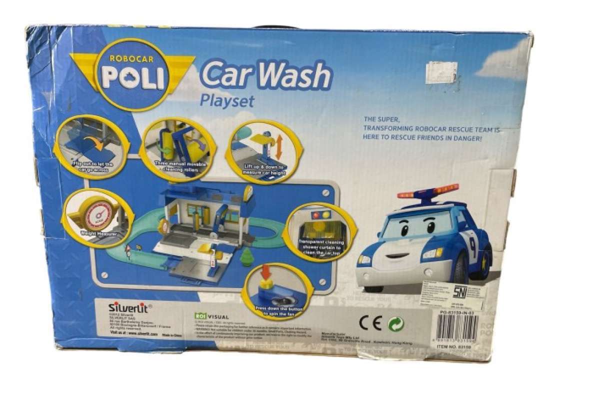 Robocar poli 2025 car wash playset