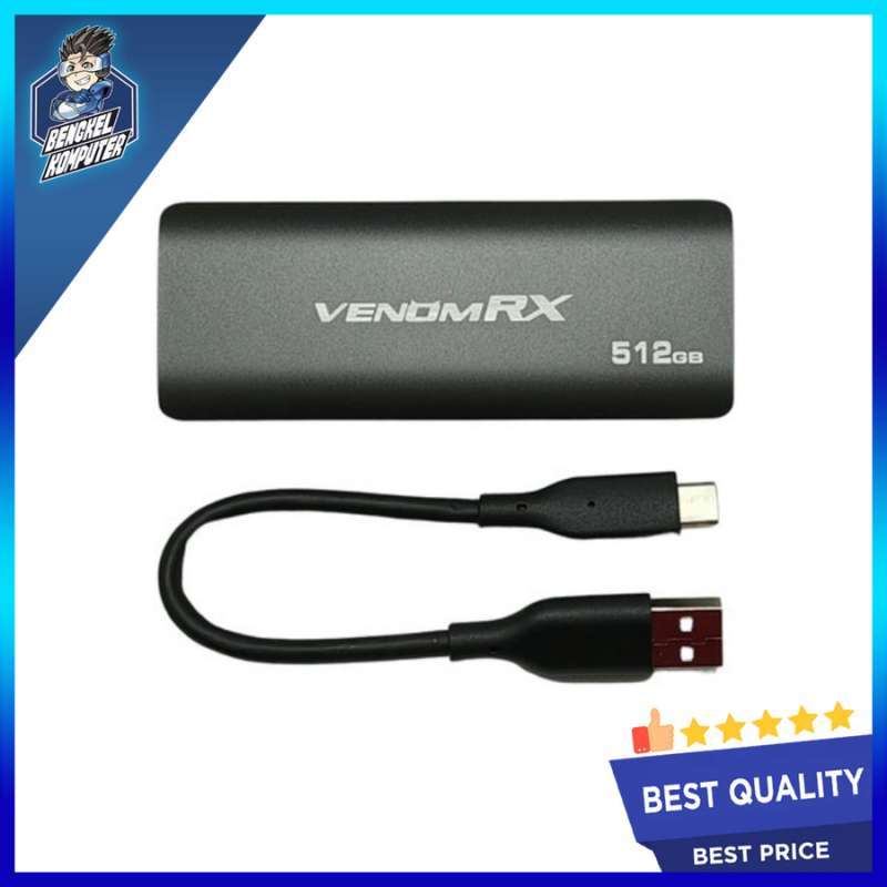 SSD EXTERNAL PORTABLE VENOMRX 512GB