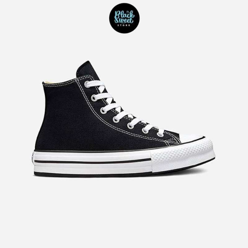 Sepatu hotsell converse black
