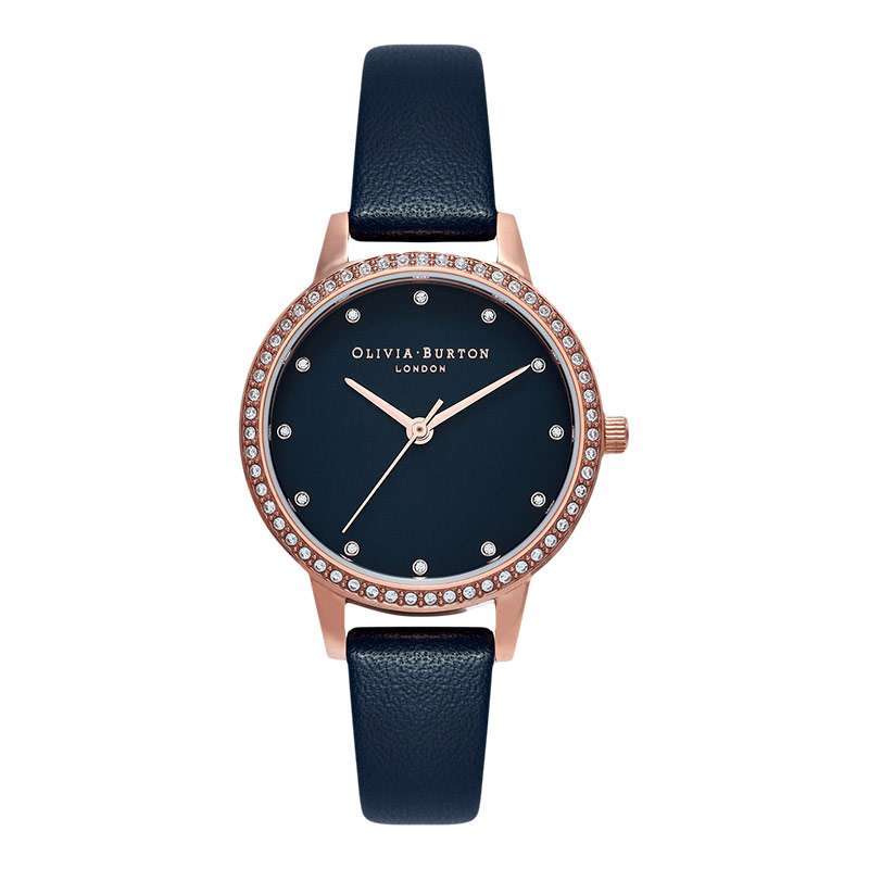 Navy olivia burton watch discount
