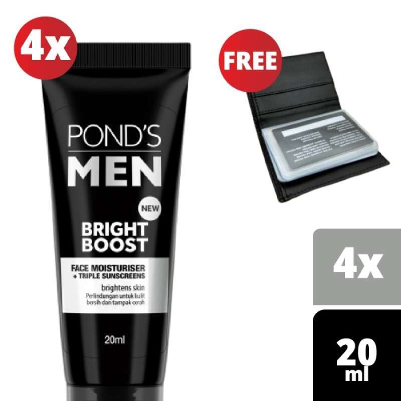 PONDS Men Bright Boost Face Moisturizer 20Ml Isi 4