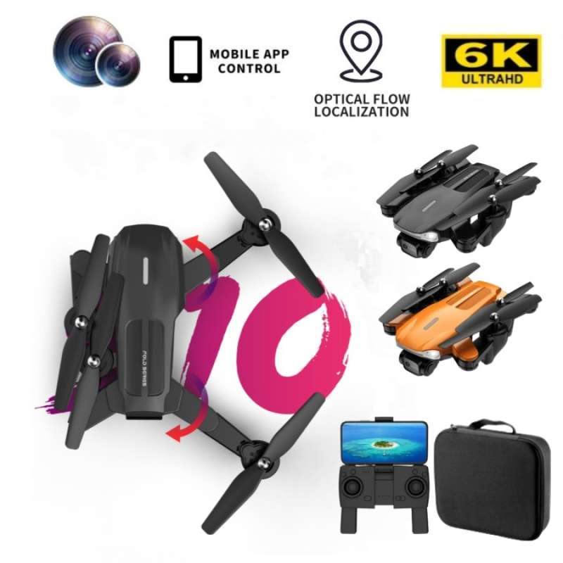 RC Drone F35 S10 Dual camera 4K HD WIFI optical flow VS E99 K7 KF610