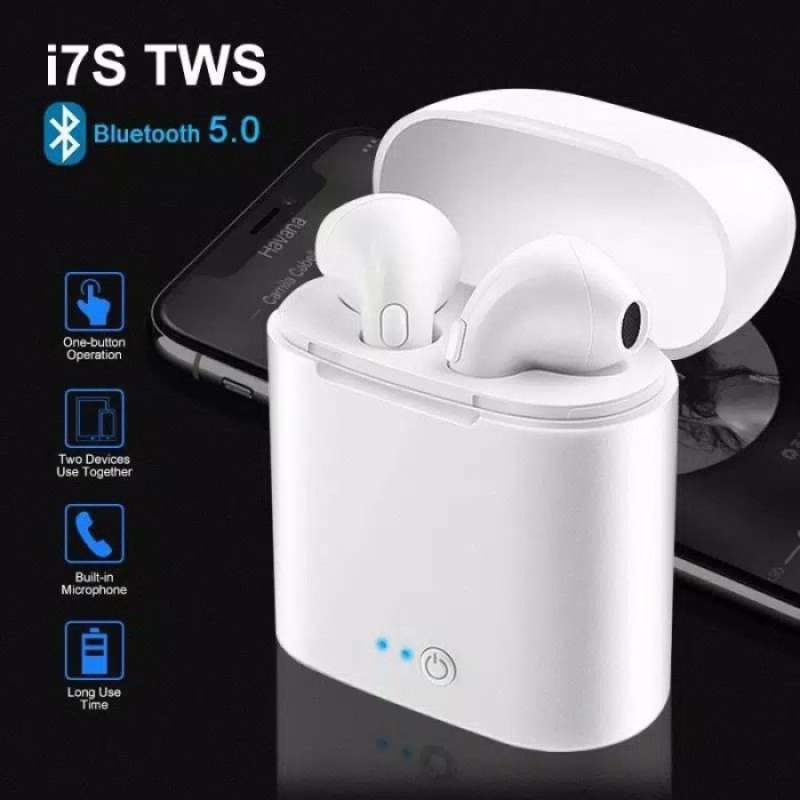 Cara pairing headset best sale bluetooth i7s tws