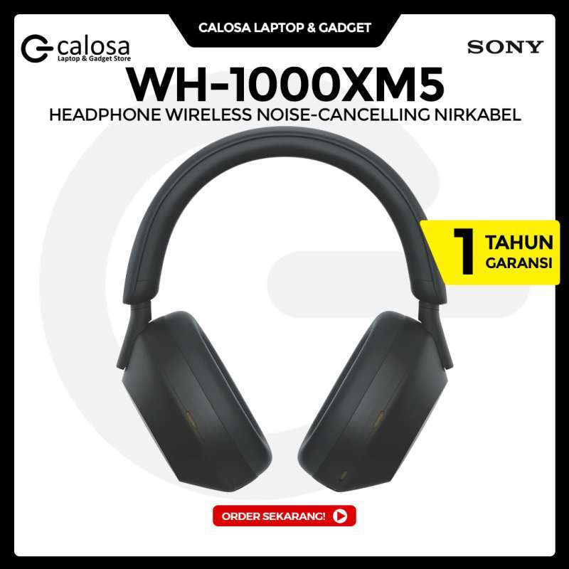 Sony WH 1000XM5 Headphone Wireless Noice-Cancelling Original Garansi  Resmi Headset Nirkabel WH1000XM5 WH 1000 XM5