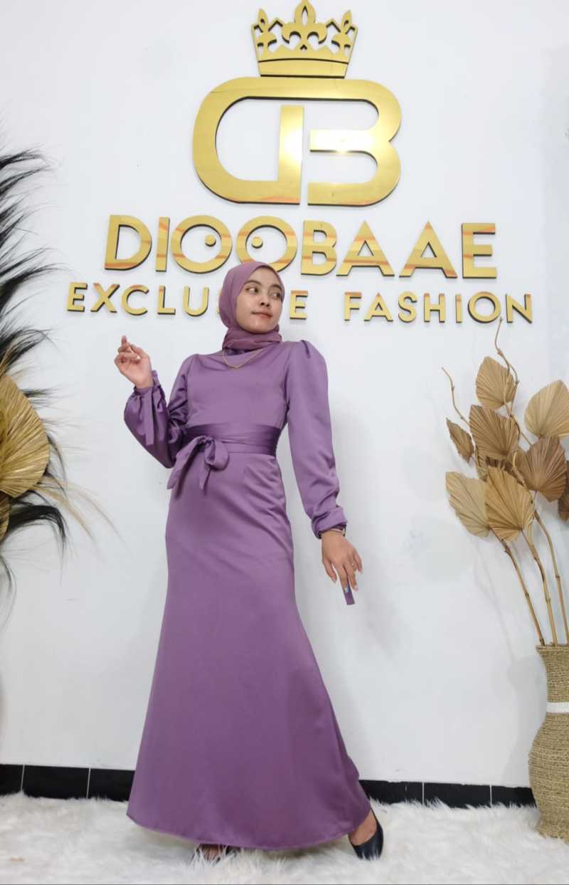 ZAAFIRAH DRESS SATIN EXCLUSIVE DRESS DUYUNG DRESS MERMAID GAMIS SATIN