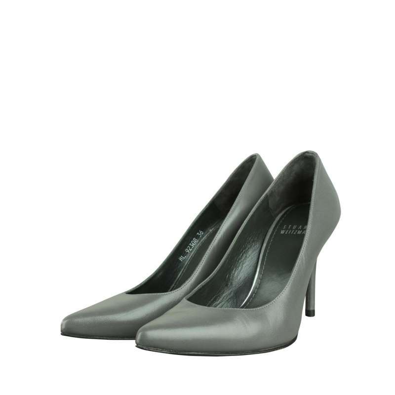 Stuart weitzman royal shop leather stiletto pump