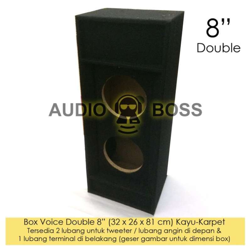 Box speaker hotsell 8 inch double