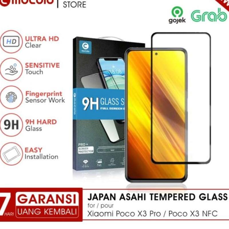 Mocolo Full Cover Tempered Glass Xiaomi Poco X3 NFC X3 Pro Anti Gores  Screen Protector Guard TG