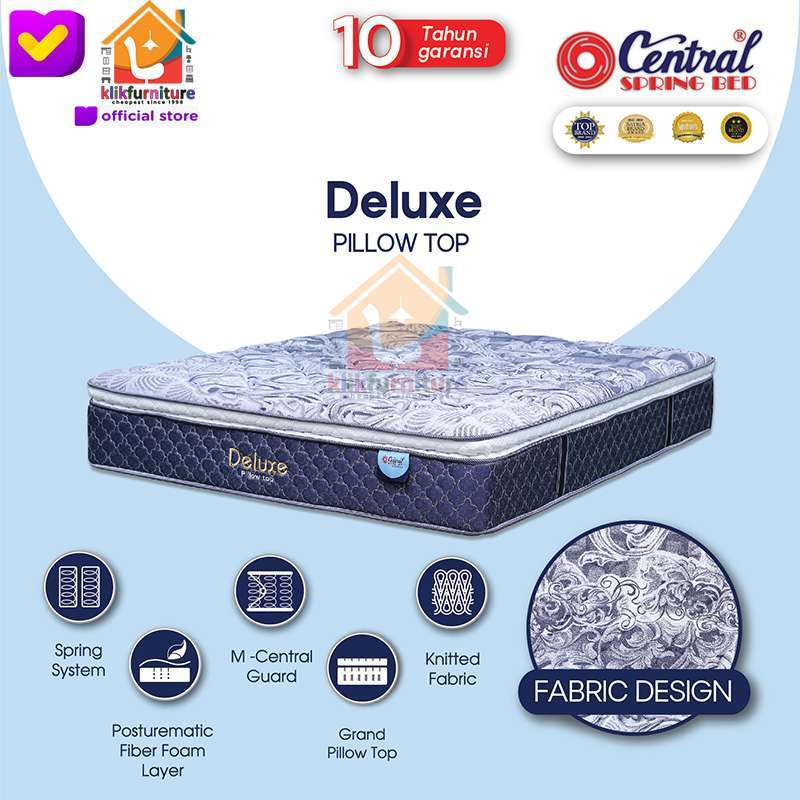 (kasur/matras Springbed Central DELUXE Pillow Top 32 cm