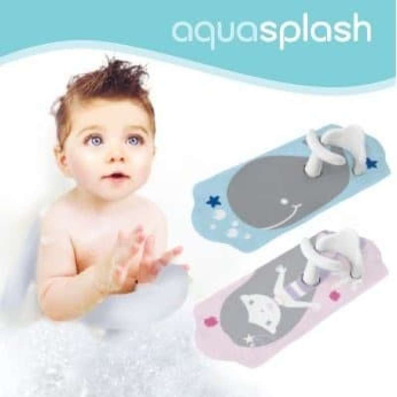 Kushies aqua shop splash bath mat