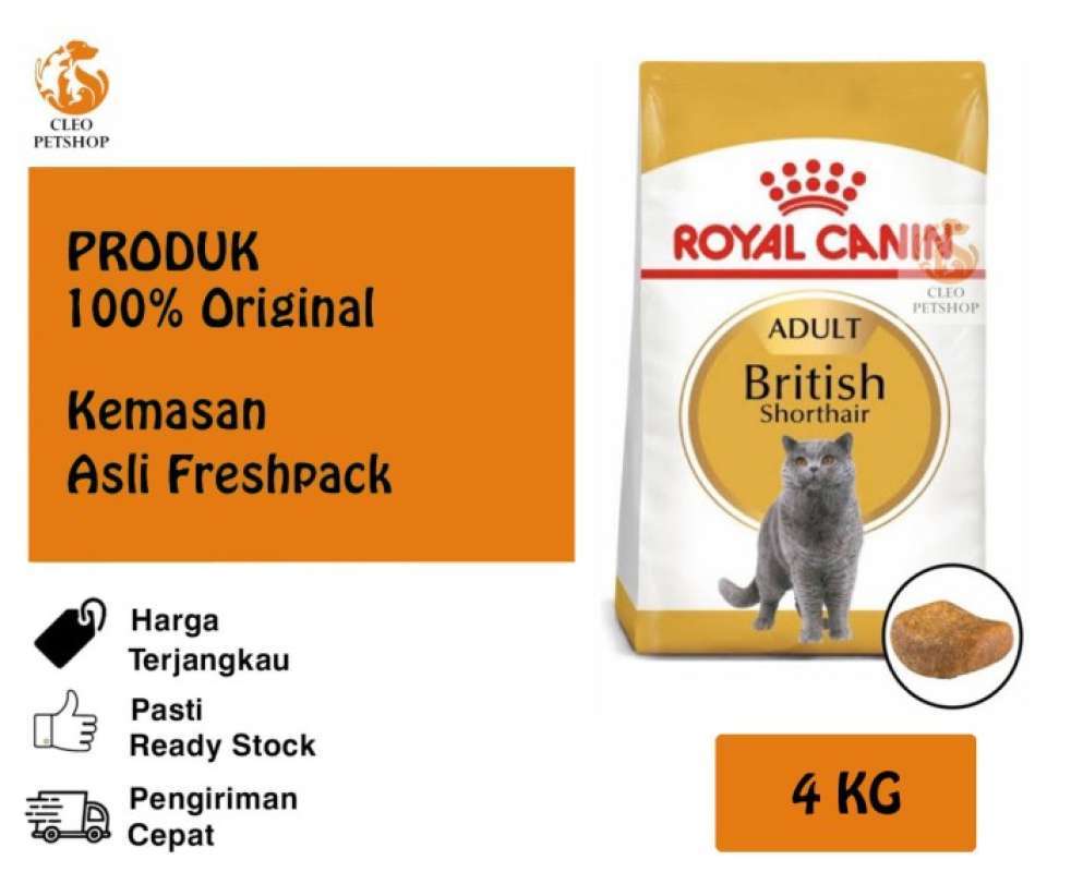 Royal canin british shorthair 4kg sales