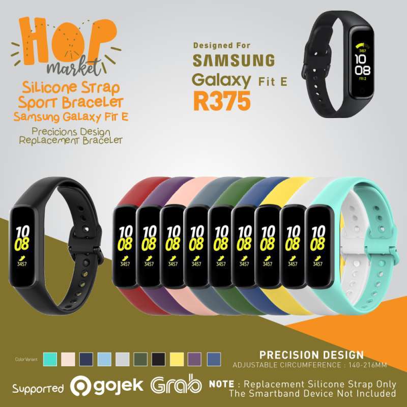 Silicone Strap for Samsung Galaxy Fit E Tali Jam Silikon Karet FIT E Silicon Wristband