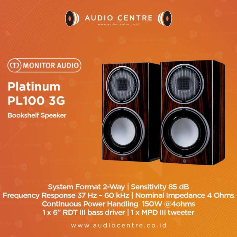 Jual Monitor Audio Platinum Pl100 3g Pl 100 3g Bookshelf Speaker