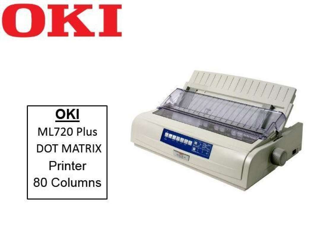 Promo Oki Ml720 Plus 9 pin Dot Matrix Microline Printer Diskon