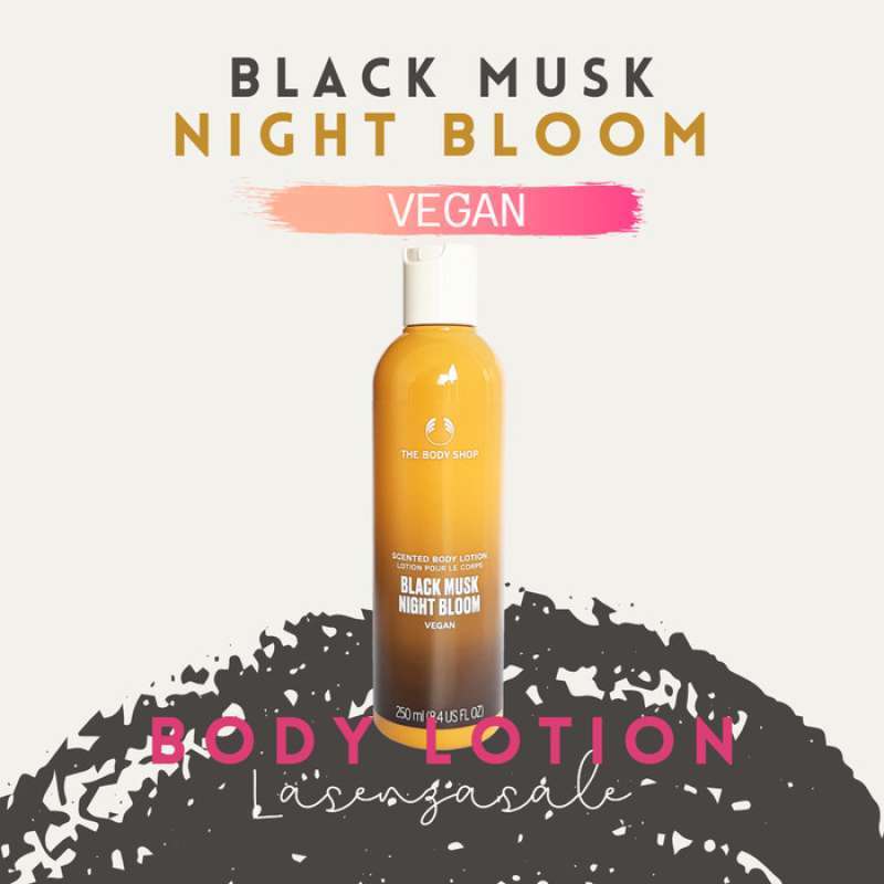 The body shop black musk night bloom body 2025 lotion