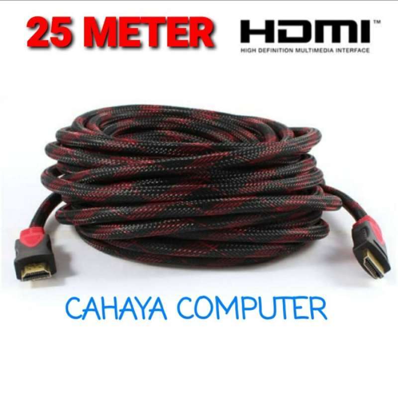 Promo Kabel Hdmi 25 Meter Jaring V1.4 Diskon 23 Di Seller Primastore Kebon Kacang Kota Jakarta Pusat Blibli