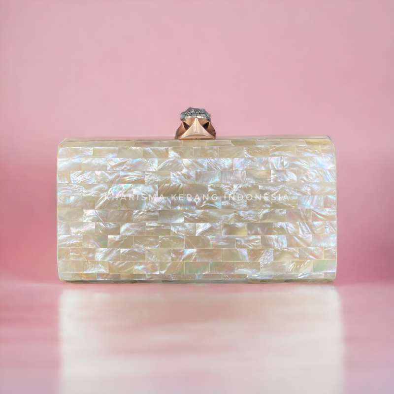 Jual Mother Of Pearl Clutch White Pearl By Kharisma Kerang