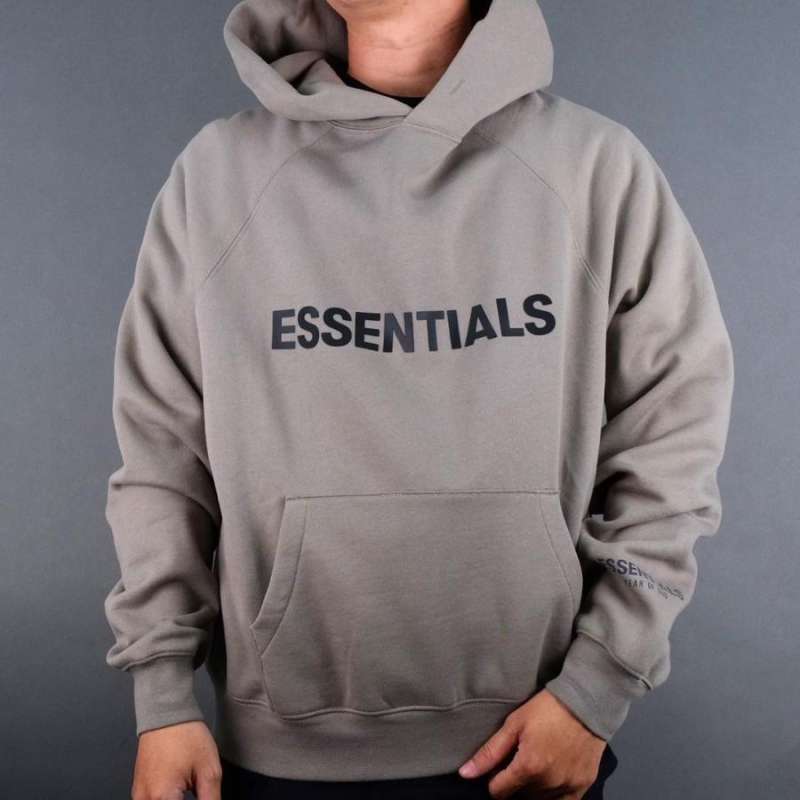 Essentials hoodie cement store