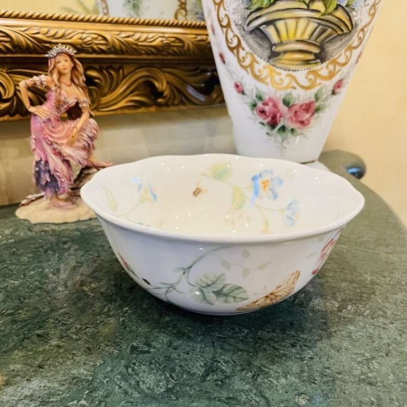 Promo Lenox Butterfly Meadow Large All Purpose Bowl 7inch Mangkok