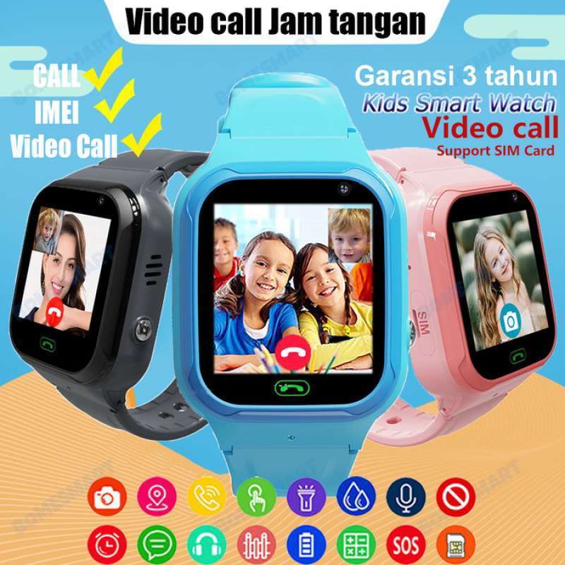 Smartwatch anak 2025 video call
