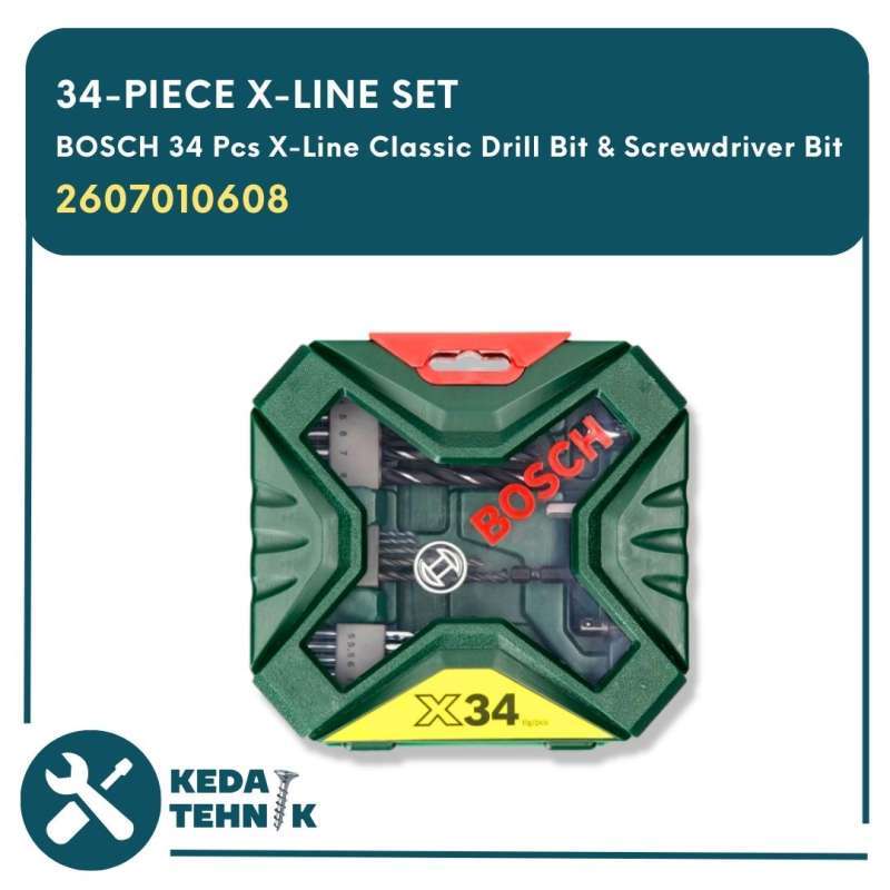 Bosch 34 piece hotsell drill bit set