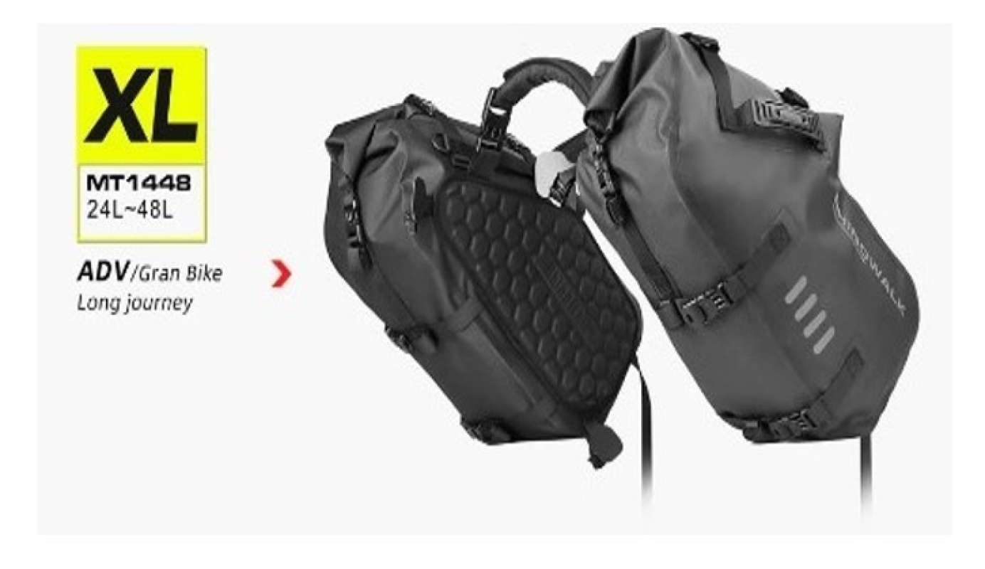 Tas Motor Touring Rhinowalk MT1418 Bike Pannier Side Bag Waterproof