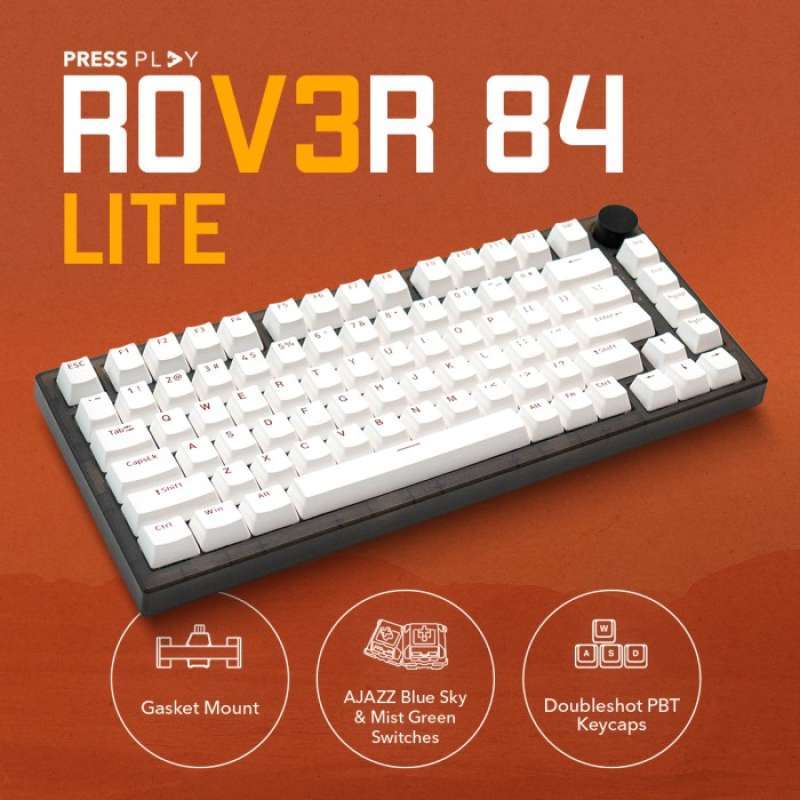 Promo Rover84 V3 Lite Mechanical Keyboard Gasket Mount By Press Play Diskon 23 Di Seller Sisbro Store Cengkareng Barat Kota Jakarta Barat Blibli