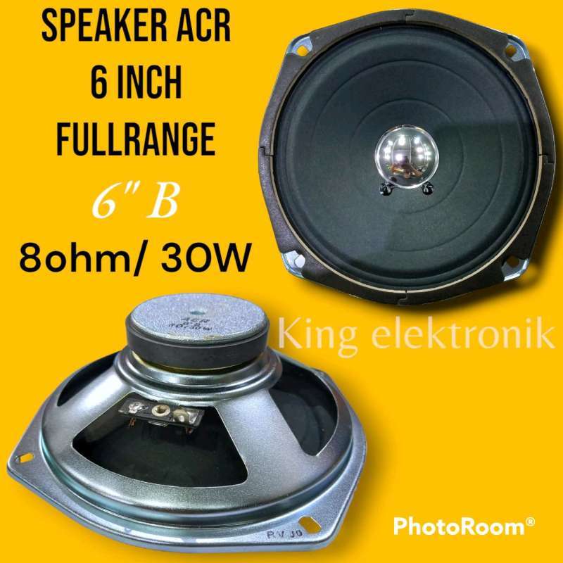 Speaker full clearance range 6 inch