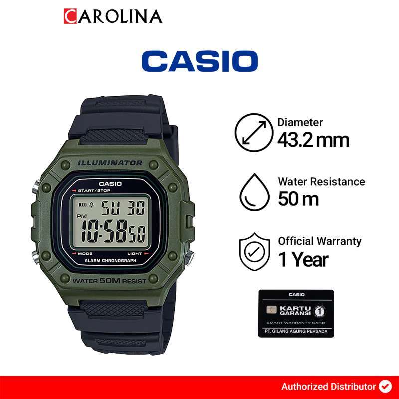 Casio w218 deals h