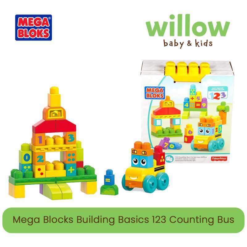 Mega bloks counting bus discount