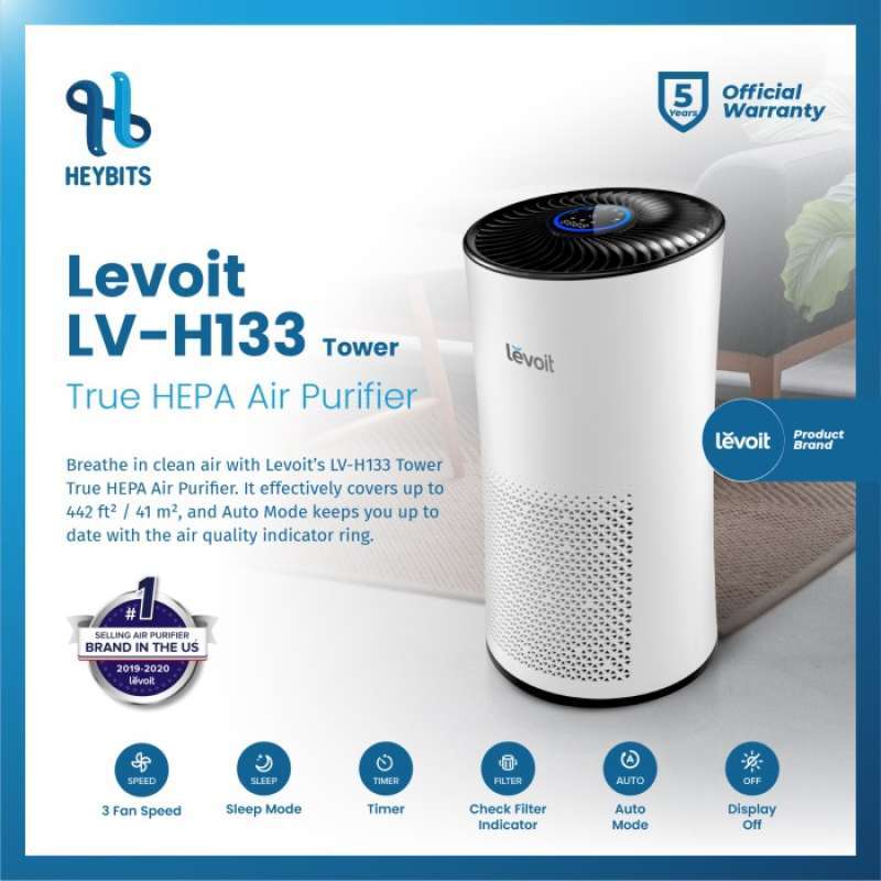 Levoit LV-H133 Tower True HEPA Air Purifier
