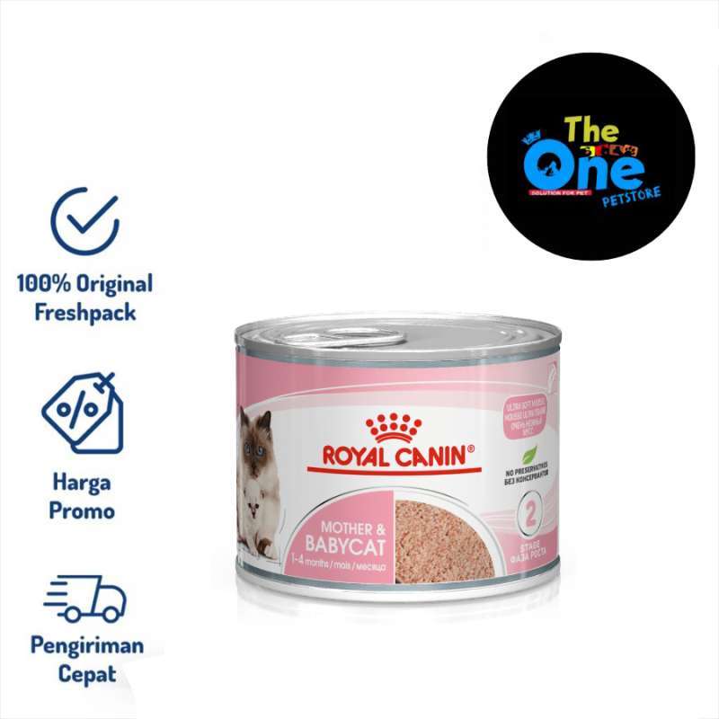 Royal Canin Mother Baby Cat can RC Mother and Baby Cat kaleng 195gr
