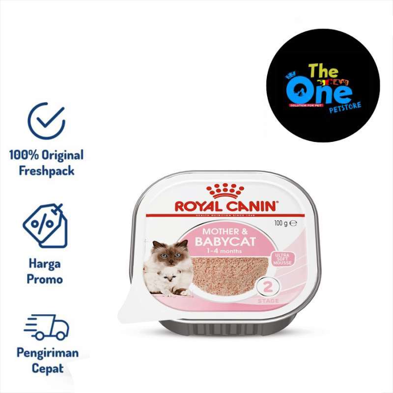 Jual Royal Canin Mother And Baby Cat 100gr Tray 100 Gram Babycat Rc Tray Di Seller The One Petstore Pattunuang Kota Makassar Blibli