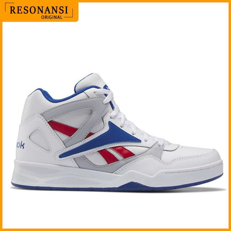 SEPATU PRIA TERBARU REEBOK ORIGINAL SNEAKERS ROYAL BB4590 PUTIH MERAH