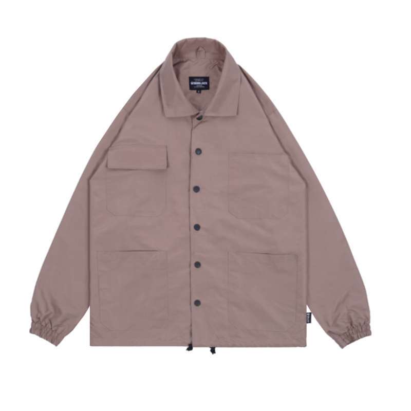 Promo Dobujack Coach Jacket Necro Khaki Diskon 65% Di Seller