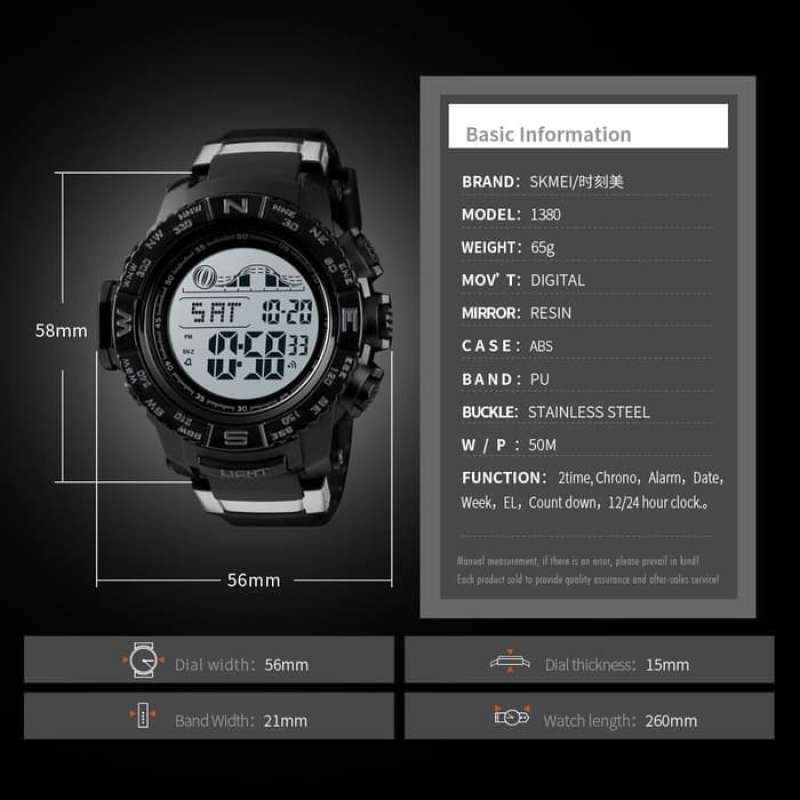 Promo Skmei Everest Jam Tangan Digital Pria Outdoor Sport 1380